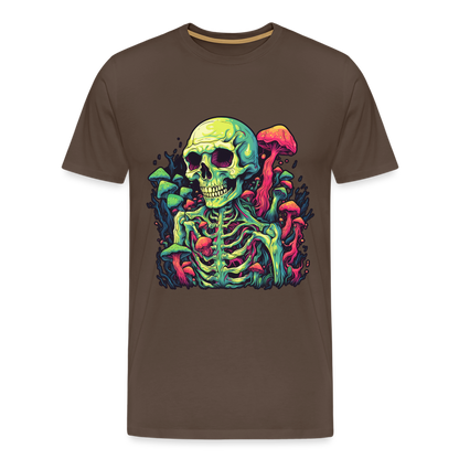 Horror Pilz Skelett - Happy Halloween - Männer Premium T-Shirt - by Artful Alchemist