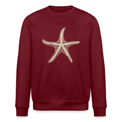 Vintage Seestern Motiv (hellgrün) - Stanley/Stella Unisex Bio-Sweatshirt ROLLER - by Artful Alchemist