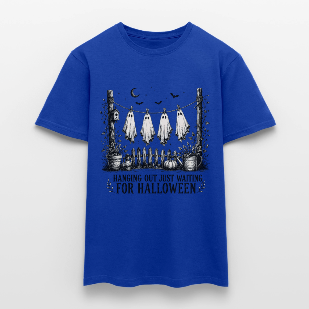 Hanging Out Just Waiting For Halloween - Männer T-Shirt - Dunkelblau