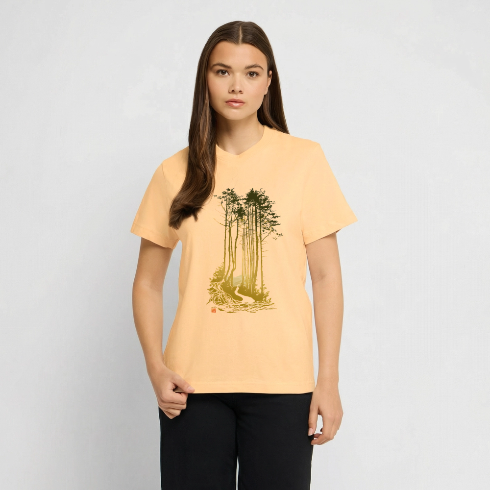 Waldpfad – Relaxed Fit Unisex Organic T-Shirt - by Artful Alchemist