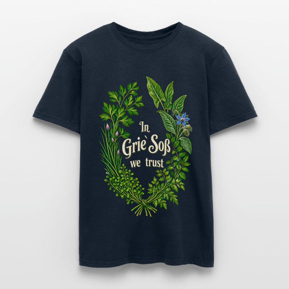 In Grie` Soß we trust - Männer T-Shirt - Navy