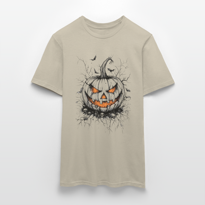 Gruseliger Horror Kürbis - Halloween Motiv - Männer T-Shirt - by Artful Alchemist