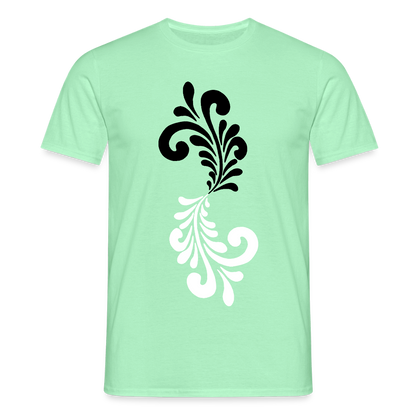 Bembel Ornamente schwarz/weiß - Männer Shirt - by Artful Alchemist