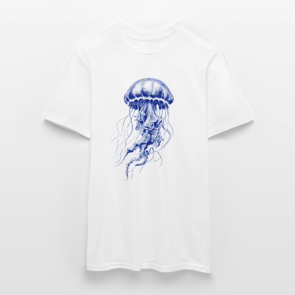 Deep Sea Indigo Qualle - Männer T-Shirt - by Artful Alchemist