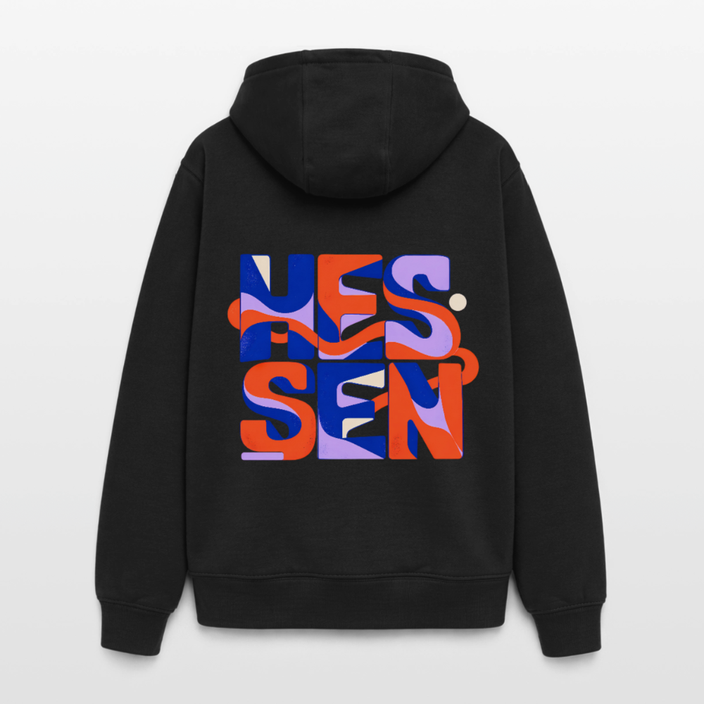 Hessen Color – Oversized Heavyweight Unisex Hoodie - Schwarz