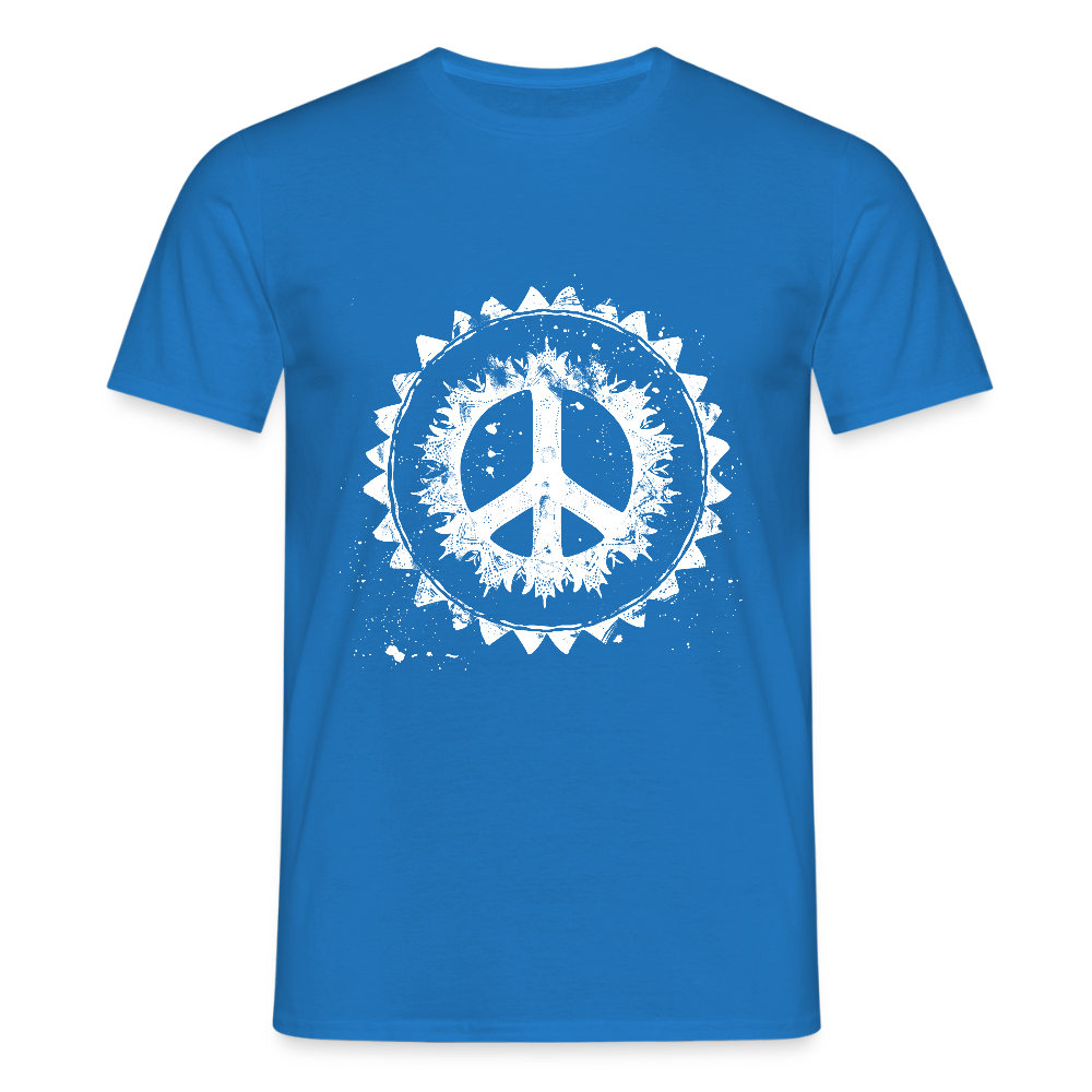 Urban Retro Peace Zeichen - Männer T-Shirt - by Artful Alchemist
