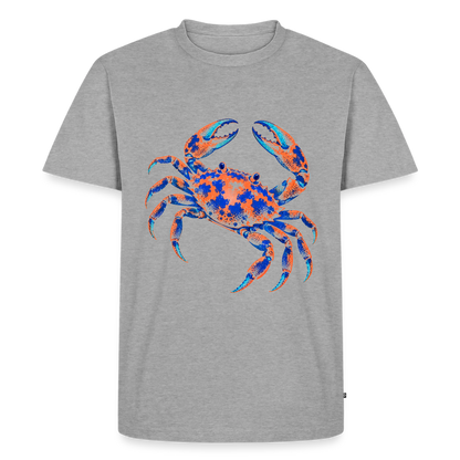 Crab Ink – Männer Premium T-Shirt - Grau meliert