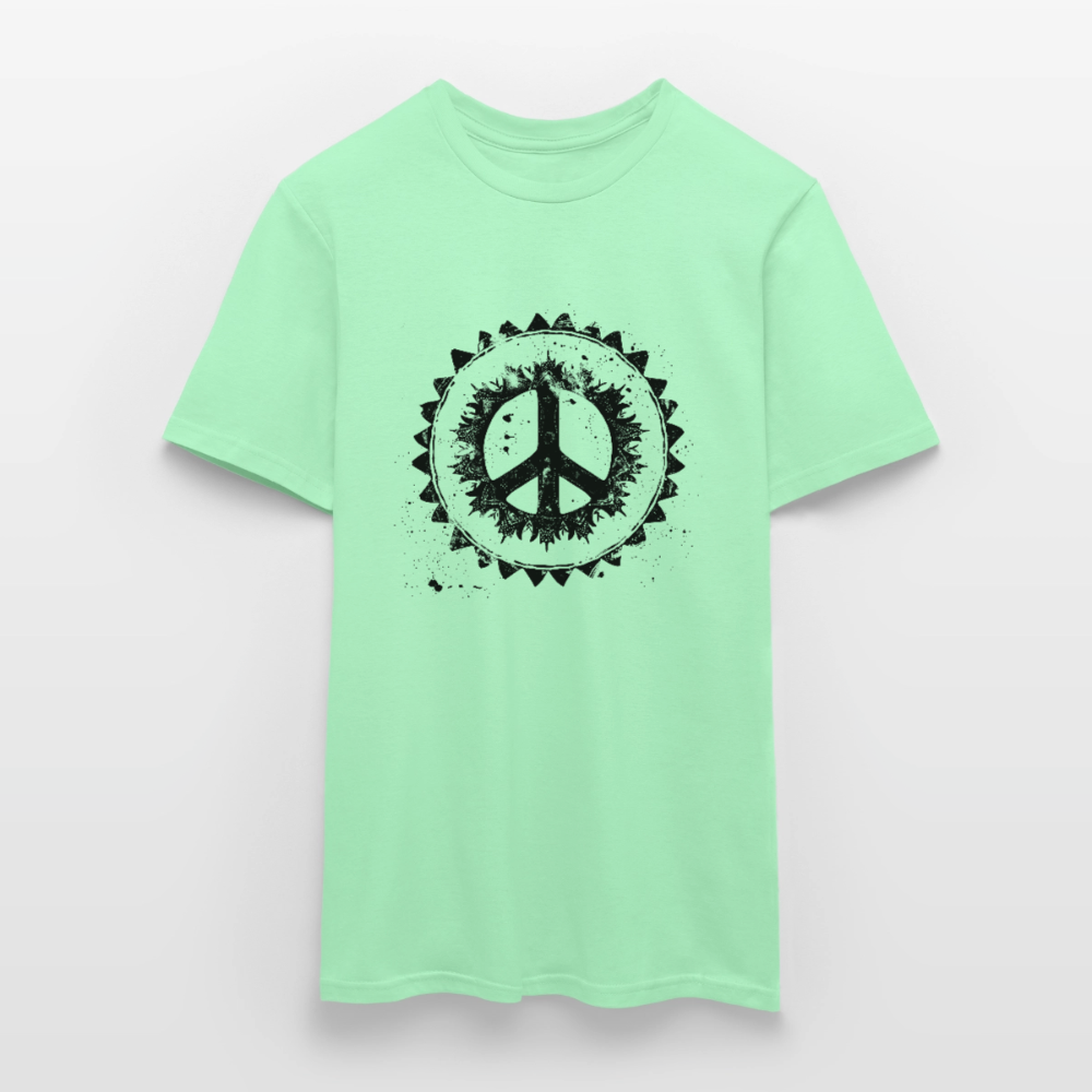 Urban Retro Peace Zeichen - Männer T-Shirt - by Artful Alchemist