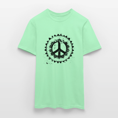 Urban Retro Peace Zeichen - Männer T-Shirt - by Artful Alchemist