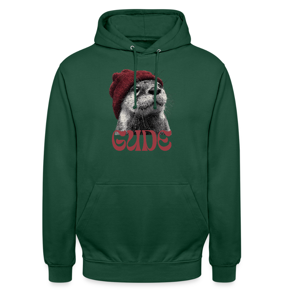 Gude Otter - Unisex Hoodie - Flaschengrün