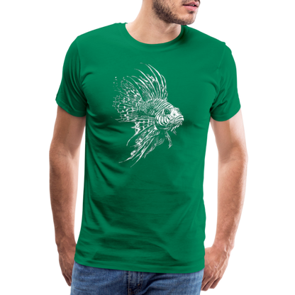 Rotfeuerfisch - Monochrom - Männer Premium T-Shirt - by Artful Alchemist