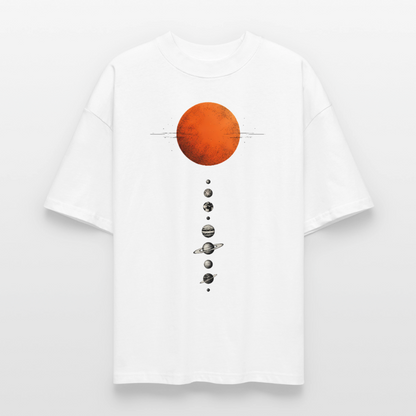 Sonnensystem - Oversized Unisex Bio T-Shirt Blaster 2.0 - by Artful Alchemist