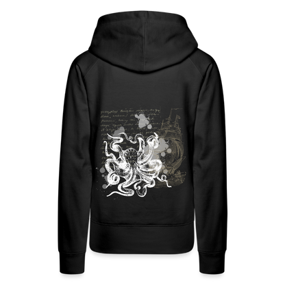 Vintage Steampunk Oktopus Motiv - Frauen Premium Hoodie - by Artful Alchemist