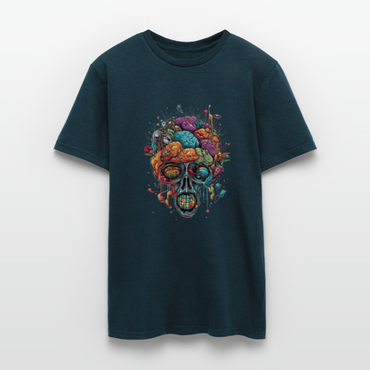 Surrealistischer, psychedelischer Totenkopf - Männer T-Shirt - by Artful Alchemist
