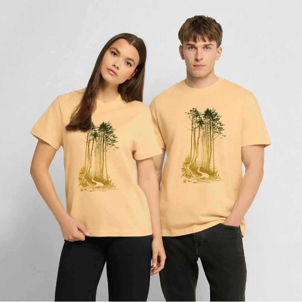 Waldpfad – Relaxed Fit Unisex Organic T-Shirt - by Artful Alchemist