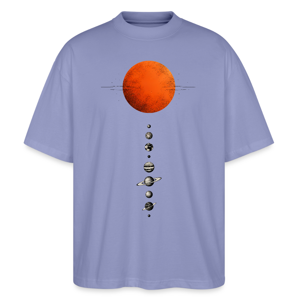 Sonnensystem - Oversized Unisex Bio T-Shirt Blaster 2.0 - by Artful Alchemist