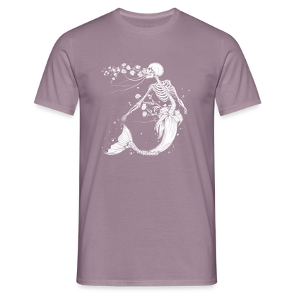 Florale Skelett Meerjungfrau - Männer T-Shirt - by Artful Alchemist