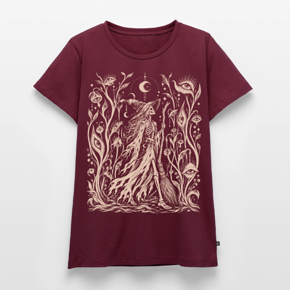 Moonlight Witch – Frauen Premium T-Shirt - Burgunderrot