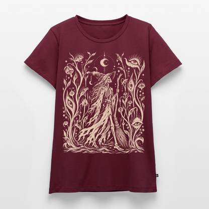 Moonlight Witch – Frauen Premium T-Shirt - Burgunderrot