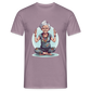 Coole Yoga Oma - Meditation im besten Alter  - Männer T-Shirt - Lilagrau 