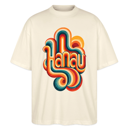 Hanau Retro – Oversized Unisex Bio T-Shirt - Natur