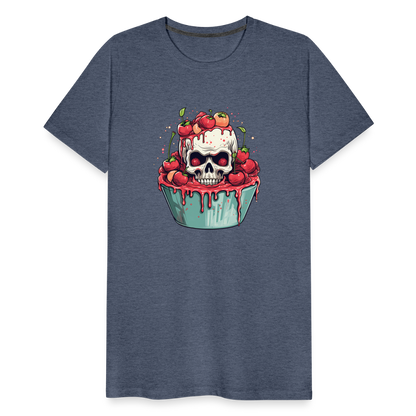 Gruseliges Horror Kirschtörtchen - Happy Halloween - Männer Premium T-Shirt - by Artful Alchemist