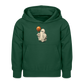 Süßer Halloween-Geist - Kinder Hoodie - Flaschengrün