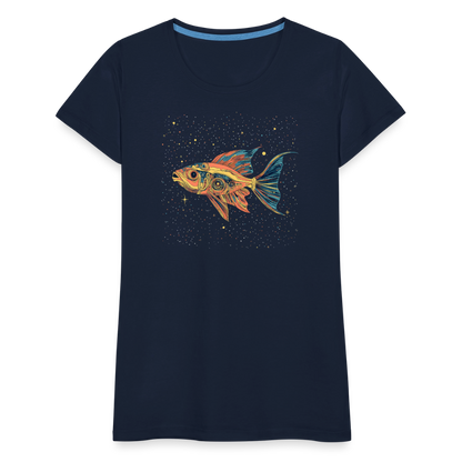 Bunter Meeres Fisch - Frauen Premium T-Shirt - by Artful Alchemist