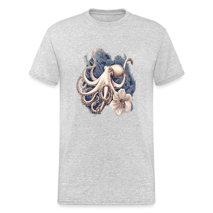 Vintage Oktopus - Männer Gildan Heavy T-Shirt - by Artful Alchemist
