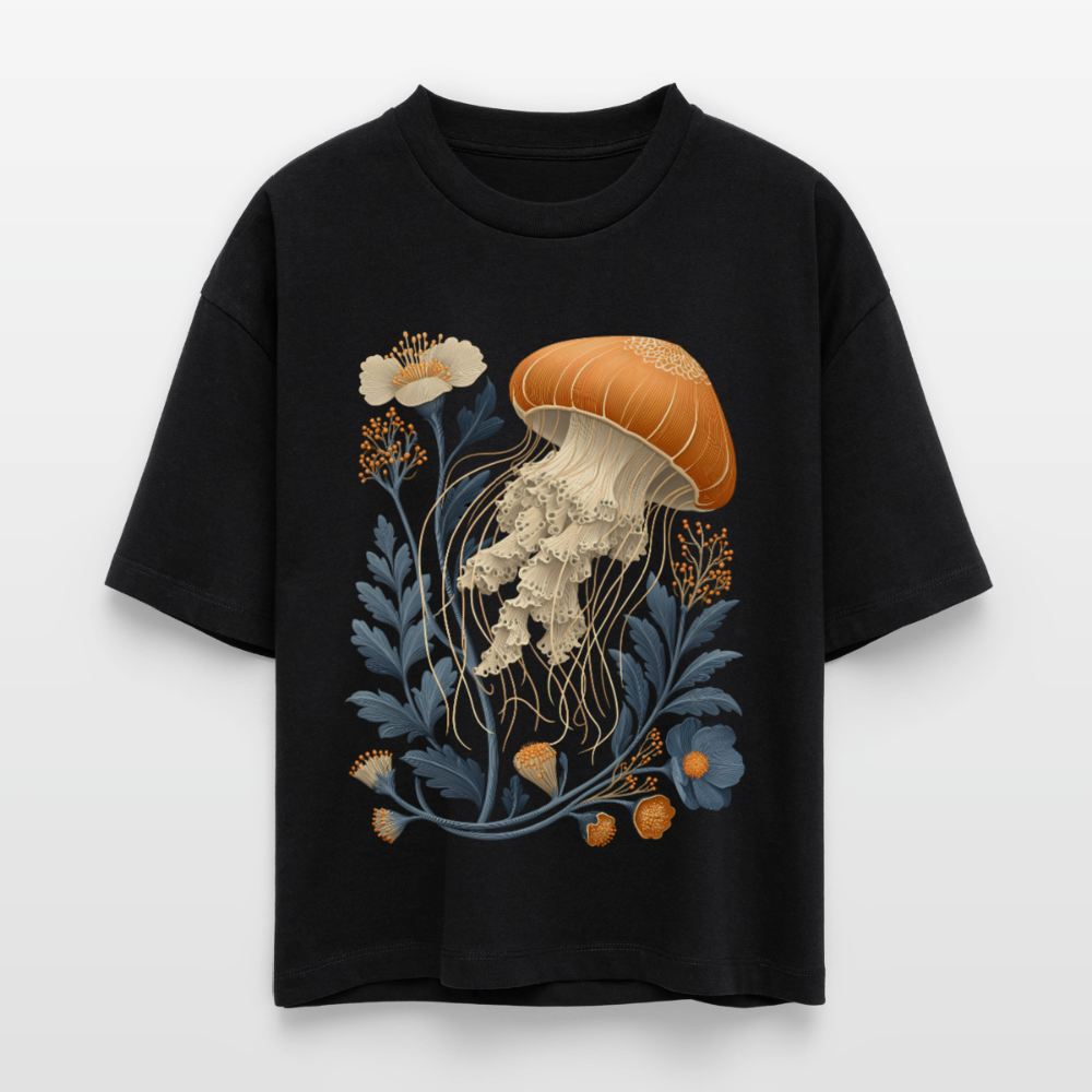 Ocean Bloom – Medusen-Art Boxy Bio-Shirt - Stanley/Stella Frauen Boxy Bio-T-Shirt Nova - by Artful Alchemist