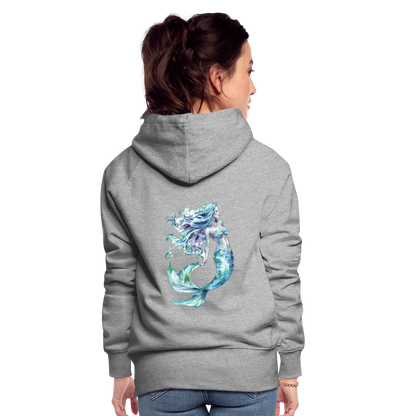 Meerjungfrau als Aquarelle - Frauen Premium Hoodie - by Artful Alchemist