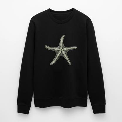 Vintage Seestern Motiv (hellgrün) - Stanley/Stella Unisex Bio-Sweatshirt ROLLER - by Artful Alchemist