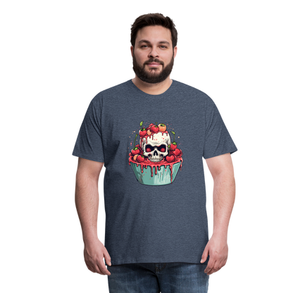 Gruseliges Horror Kirschtörtchen - Happy Halloween - Männer Premium T-Shirt - by Artful Alchemist