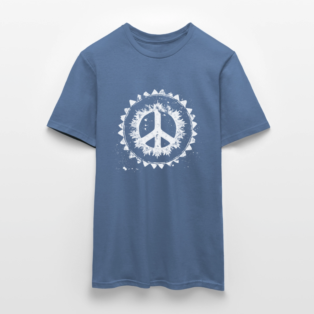 Urban Retro Peace Zeichen - Männer T-Shirt - by Artful Alchemist