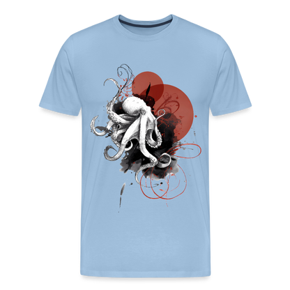 Oktopus Design – Tiefsee trifft Kunst - Männer Premium T-Shirt - by Artful Alchemist