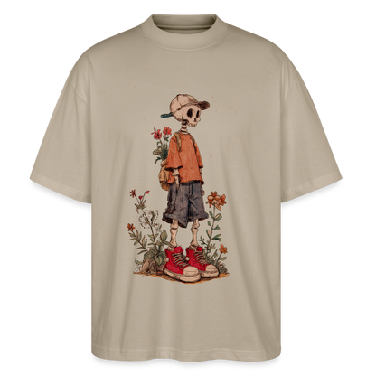 Skeleton Boy - Stanley/Stella Oversized Unisex Bio T-Shirt Blaster - Steingrau