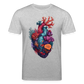 Ocean Heart - Stanley/Stella Unisex Bio-T-Shirt CREATOR - Grau meliert