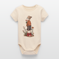 Skeleton Boy - Stanley/Stella Baby Bio Kurzarm-Body - Weißgrau