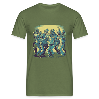 Tanzende Zombies - Gruseliges Zombie Motiv - Männer T-Shirt - by Artful Alchemist