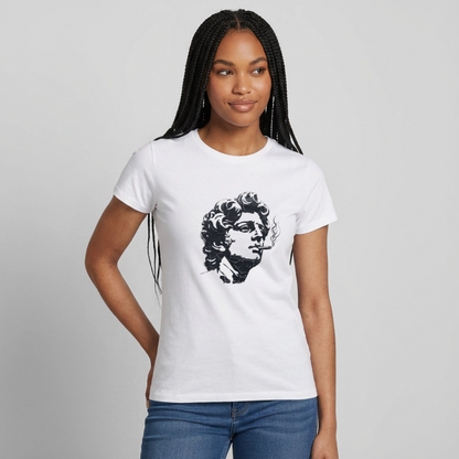 Classic Rebellion – Statuen-Art - Frauen T-Shirt - by Artful Alchemist
