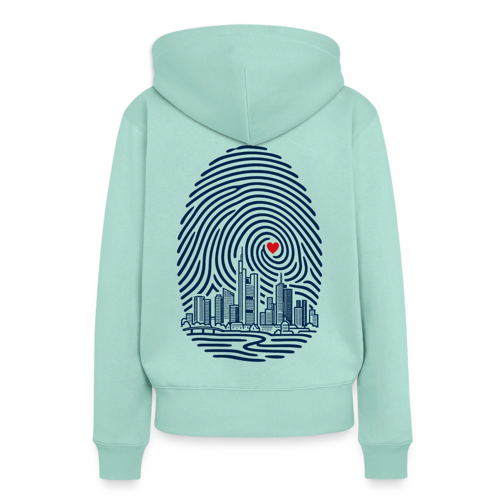 Frankfurt im Herzen - Frauen Premium Hoodie - by Artful Alchemist