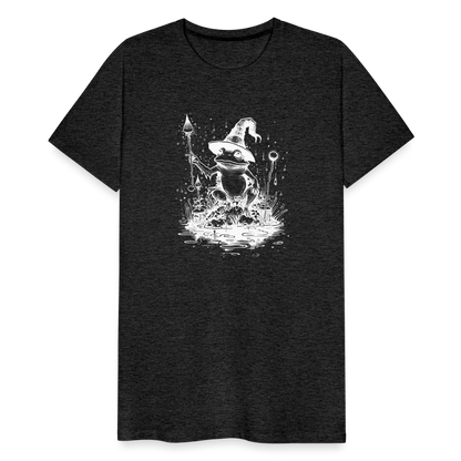 Magischer Frosch mit Zauberhut und Zauberstab - Männer Premium T-Shirt - by Artful Alchemist