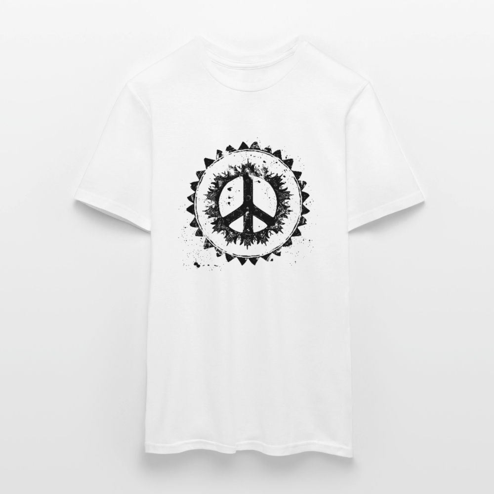 Urban Retro Peace Zeichen - Männer T-Shirt - by Artful Alchemist