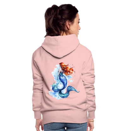 Meerjungfrau als Aquarelle - Frauen Premium Hoodie - by Artful Alchemist