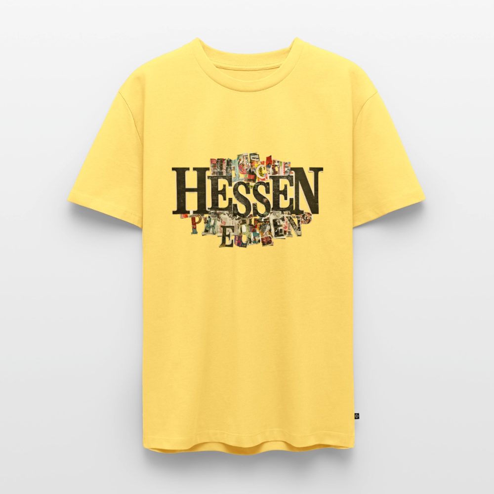 Hessen Collage - Männer Premium T-Shirt - Pastellgelb