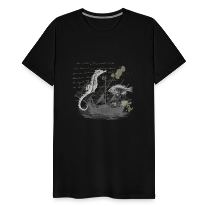 Vintage Steampunk Seepferdchen Motiv - Männer Premium T-Shirts - by Artful Alchemist
