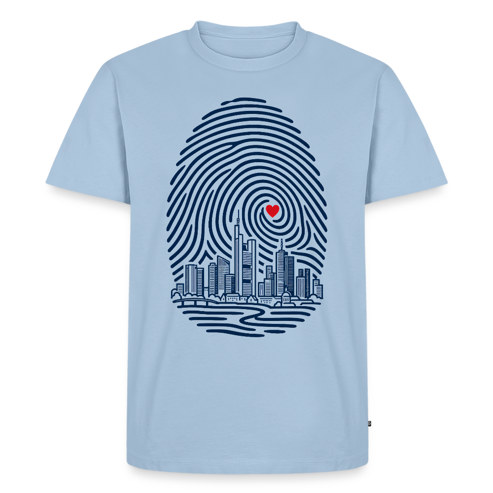 Frankfurt im Herzen – Männer Premium T-Shirt - Hellblau