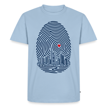 Frankfurt im Herzen – Männer Premium T-Shirt - Hellblau