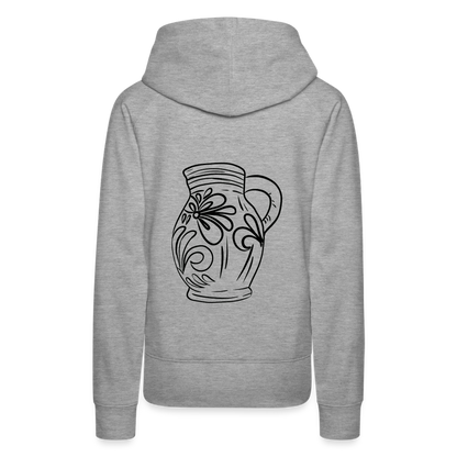 Frankfurter Bembel - Hessisch Mundart - Frauen Premium Hoodie - by Artful Alchemist