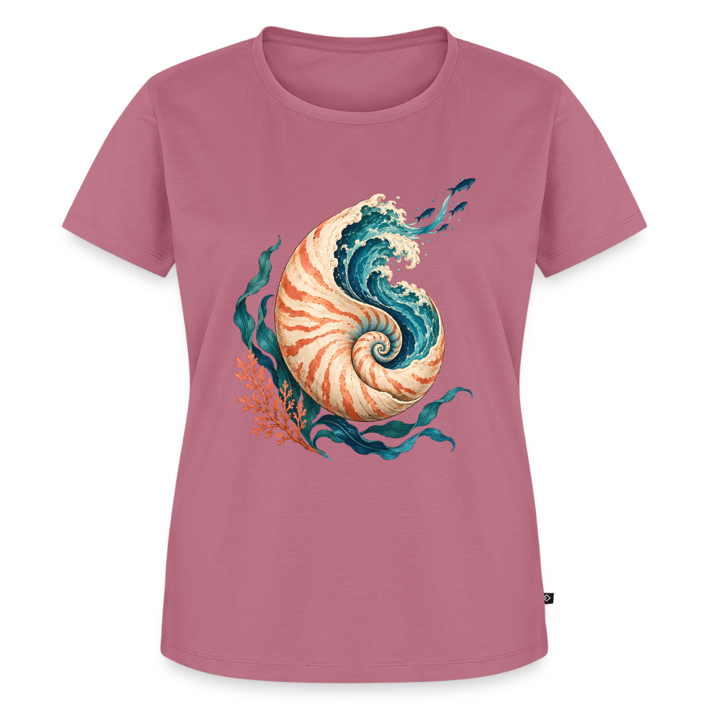 Nautilus Wave – Frauen Premium T-Shirt - Mauve